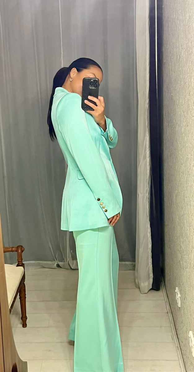 Preloved Sheike Mint Green Pant Suit GrandDays