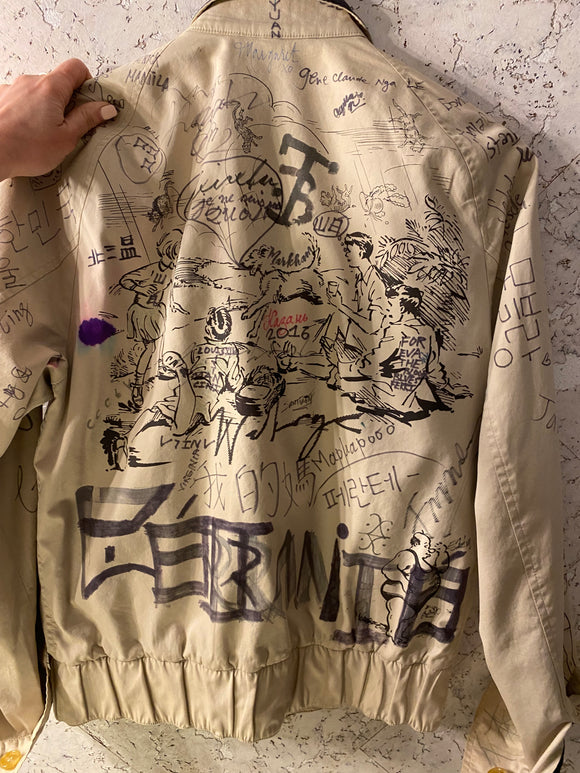 Pre-loved BURBERRY Illustrated Jacket