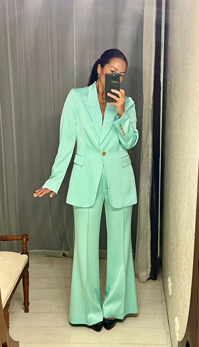 Preloved Sheike Mint Green Pant Suit GrandDays