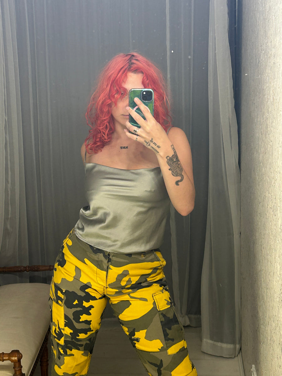 Green and on sale yellow camo pants