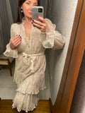 Pre-Loved Zimmermann Cream Lace Dress