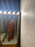 Pre-loved Pimkie Terracotta Corduroy Suit