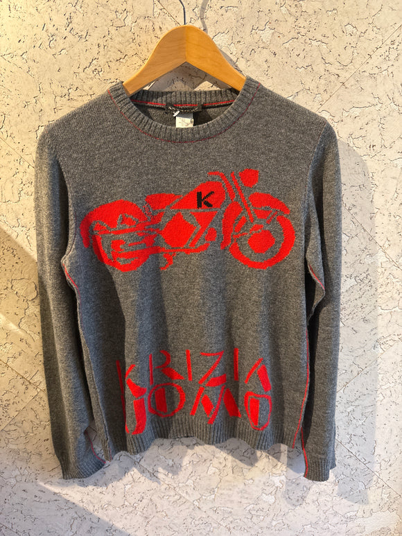 Pre-loved Kriziauomo Cashmere Motorbike Jumper