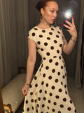 Pre-loved Forecast White Polkadot Dress