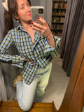 Pre-loved BURBERRY Blue Check Shirt