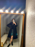 Vintage Leroy Navy Wool Coat
