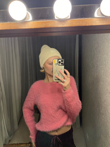 Pre-loved Pink Fluffy Cosy Jumper