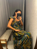 Pre-Loved Green Jungle Summer Dress