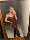 Pre-loved Copper Lace Long Dress