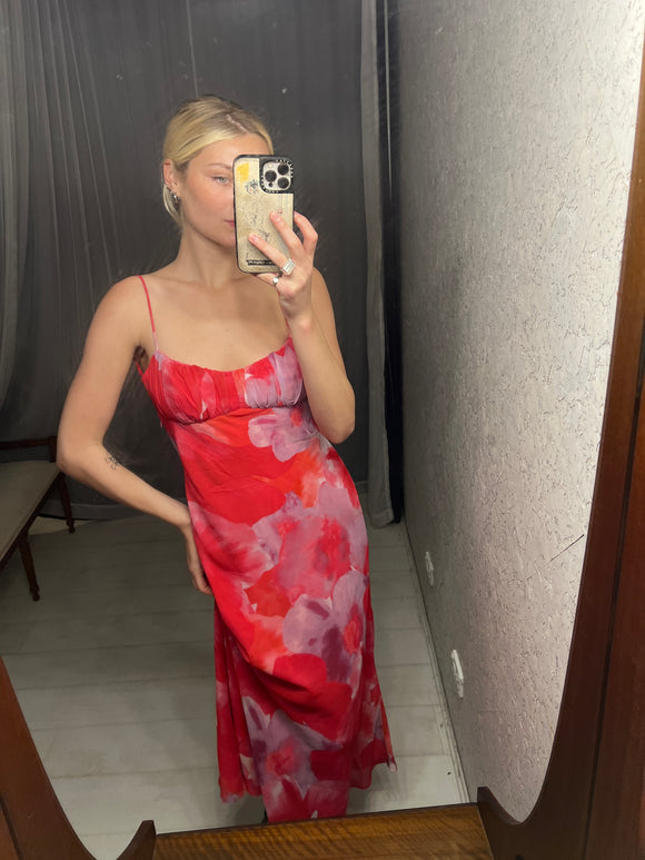 Pre-loved Billy J Pink Floral Slip Dress
