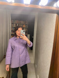 Pre-loved agora Lilac Quilted Jacket