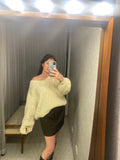Pre-loved Handmade Cream Cable Knit Jumper