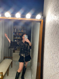 Pre-loved Sportscraft Black Kimono Silk Top