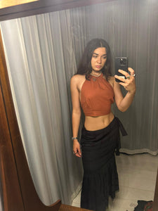 Pre-loved Terracotta Halter Top