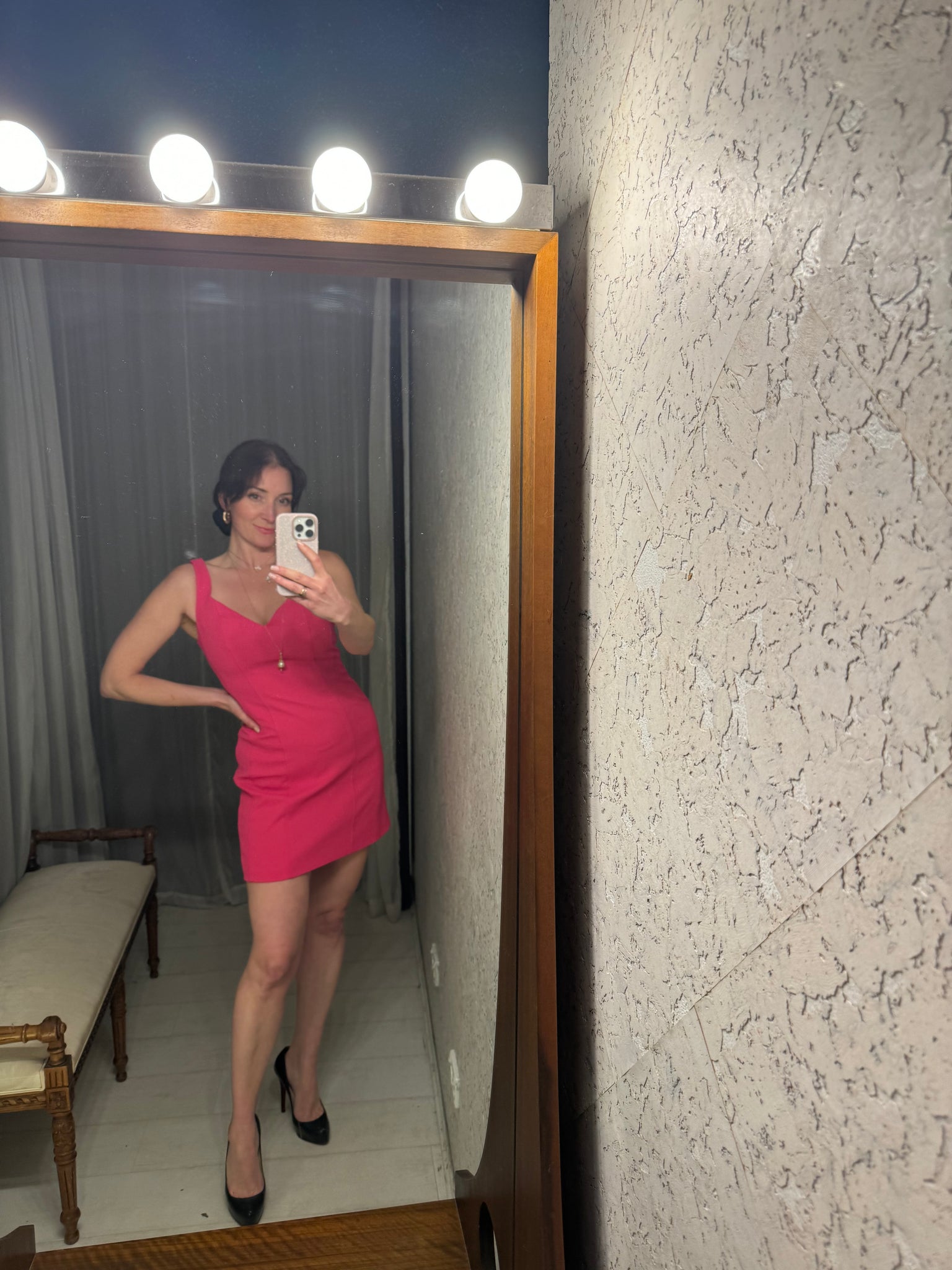 kookai pink mini dress Pre-loved Kookai Pink Mini Dress – GrandDays