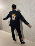 Pre-Loved PAUL SMITH Customised Ace of Hearts Suit