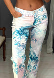 Pre-loved Walking Art Print Pants