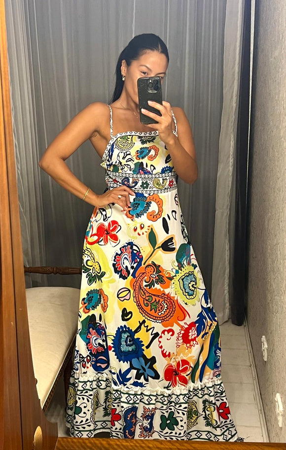 Pre-loved Alemais-Inspired Print Dress