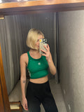 Pre-loved ADIDAS Green Crop Top