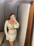 Pre-loved Indi Luxe Cream Crochet Dress