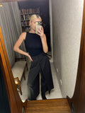 Pre-Loved Japanese Charcoal Wide Leg Pants