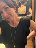 Pre-loved Petal Pup Black Jumpsuit