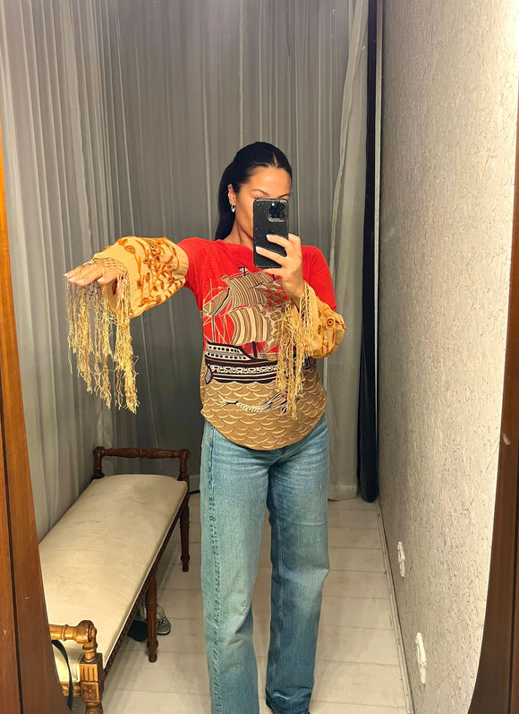 Pre-loved CUSTO Barcelona Ship Knit Top