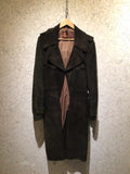 Vintage UK 70's Suede Overcoat.