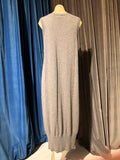 Pre-loved Chanel Grey Knit Cat Dress