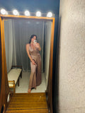 Pre-loved FOREVER Mauve Satin Jumpsuit