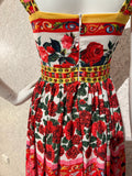 Pre-loved Dolce Gabbana Vibes Rose Maxi-Dress