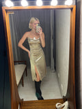 Pre-loved DT Edition Cream Velvet Polkadot Dress