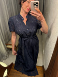 Pre-loved Joanie Loves Chachi Navy Cotton Dress