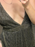 Pre-loved Metallic Goddess Maxi-Dress