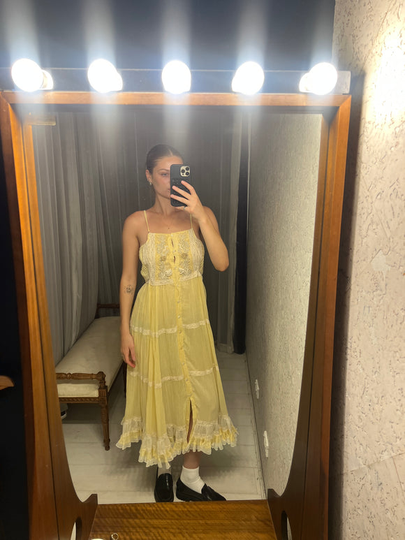 Pre-loved Samsaara Yellow Sun Dress