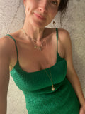 Pre-loved SNDYS Green Ruched Dress
