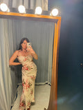 Pre-loved Princess Polly Pink Floral Strapless Dress