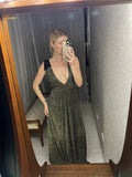 Pre-loved Metallic Goddess Maxi-Dress