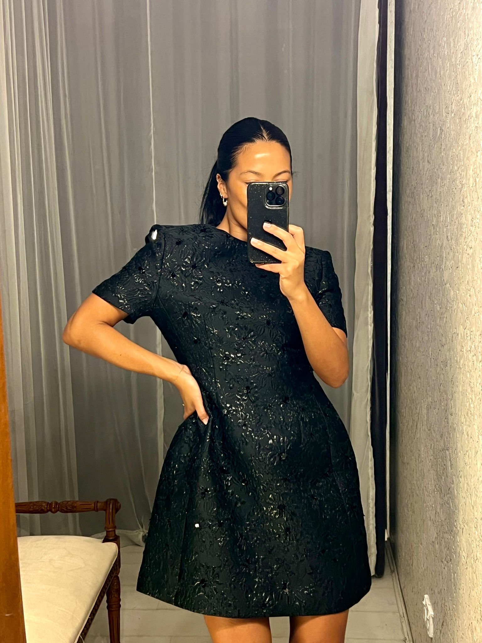 Pre-loved miu miu-vibes Black Sequin Detail Dress – GrandDays