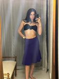 Pre-loved ROLAND MORET Purple Skirt