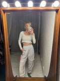 Pre-loved ADIDAS Off-white Track Pants