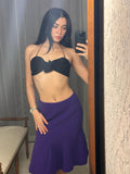 Pre-loved ROLAND MORET Purple Skirt