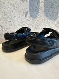 Chanel quilted dad sandals