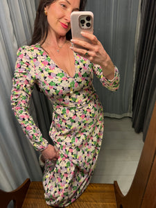 Pre-loved Floral Midi Tea Dress