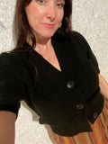 Pre-loved & ME Black Knit Top