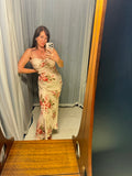 Pre-loved Princess Polly Pink Floral Strapless Dress