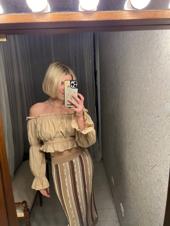 Pre-loved Nude Coogi-Vibe Knit Skirt