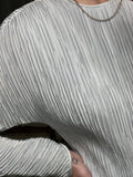 Vintage Silver Starlet Pleated Dress