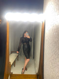 Pre-loved Wheels & Dollbaby Black Leather Front Skirt