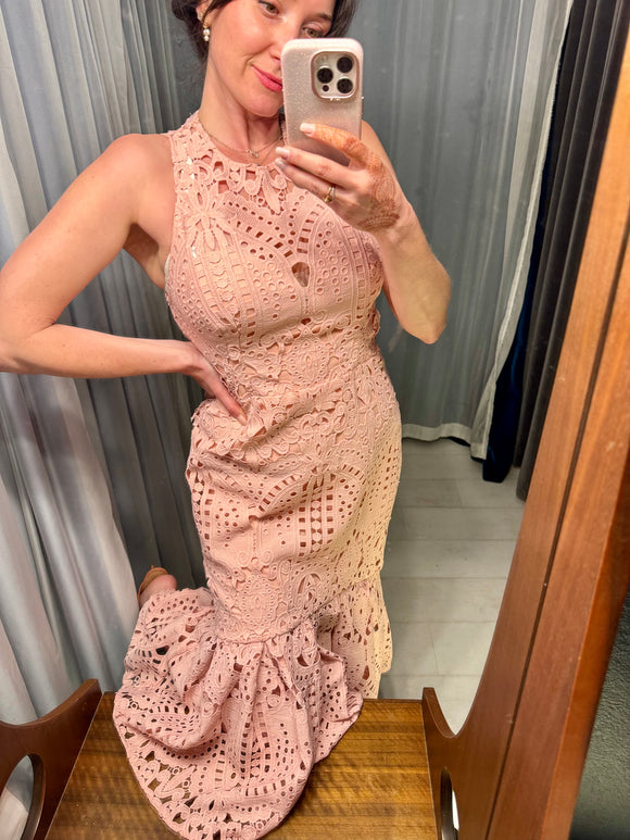 Pre-loved LOVER Pink Lace Dress